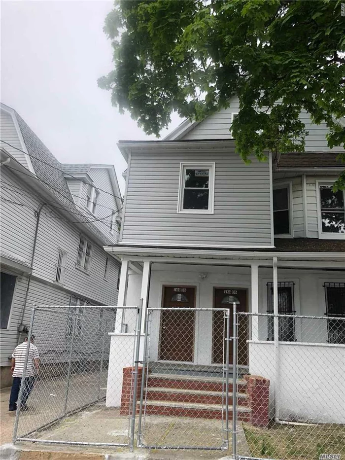 Gutted Renovated 3 Family House , Close To York College & Transportations.Two Indoor Garage, New Hot Water Heating System.Off Guy R Brewer Blvd.