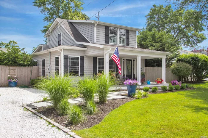 Lovely Cape Home! All New, Redone In 2010. Large Master Bedroom 3 Beds, 2 Baths, Eat In Kitchen, Living Room, Formal Dining Room Hardwood Floors Stainless Appliances! South Of Montauk, Close To Town And Ferries. Charm Galore A Must See!