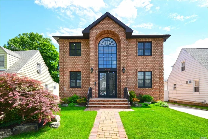 Custom Brick Colonial Home, All Brand-New, Beautiful Large Eat-In Kitchen W/ Pantry, Master Br W/ Walk-In Closet , Master Bath W/ Shower Booth & Freestanding Bath Tub, Living Rm W/ Sliding Door To Wooden Deck And Back Yard, Guest Rm In 1st Floor, Full Finished Bsmt W/ Family Rm, Convenient Location ( Express Bus And Transportation And Major Highways, Etc) Rebuilt In 2016 W/New C/O