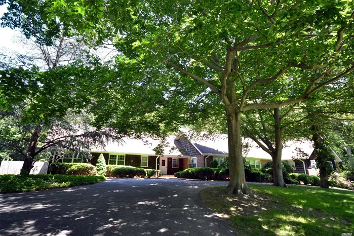 Rolling Woods! Custom Designed & Built Luxury Farm Ranch. Elegant Foyer, Formal Dining Room, Open Floor Plan Kitchen/Family Room With Fireplace. Private Backyard For Entertaining With Inground Pool As Is. Includes Separate Building Lot.