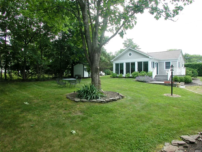 Clean And Cute! A Cook&rsquo;s Kitchen, Expansive Enclosed Porch, And Cac Will Make This Your Happiest Summer Getaway; Just 300 Feet To Sandy Town Beach, Too! 1 Queen Bed, 2 Twins, Pullout Double.