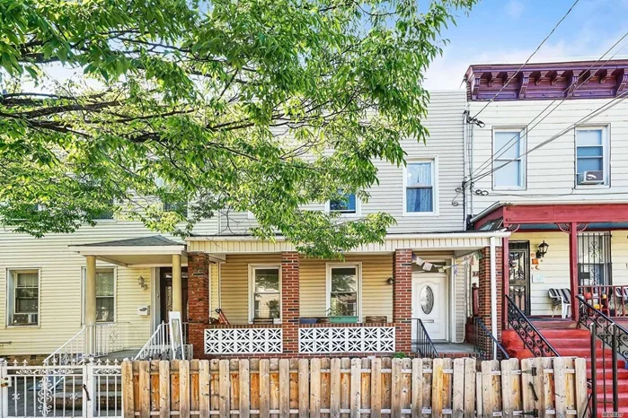 Renovated 2 Fam Just Blocks To M Or L Train . Prime Ridgewood Location Yet Close To Bushwick Restaurants & Bars. Each Apt Is Well Maintained W/ Mod Kitchen, Bath, & Hardwood Flrs. Full Fin Bsmt W/ Washer & Dryer, Skylight, Brick Front Porch, Back Patio & Large Pvt Yard Perfect For Entertaining And Pets! 1st Flr & Bsmt Are Vacant & Is Great For An Owners Duplex. 2nd Fl Apt Will Be Vot & Can Be Rented Out For Additional Income. Great Neighbors & A Quiet Street Makes This Your Oasis In Nyc