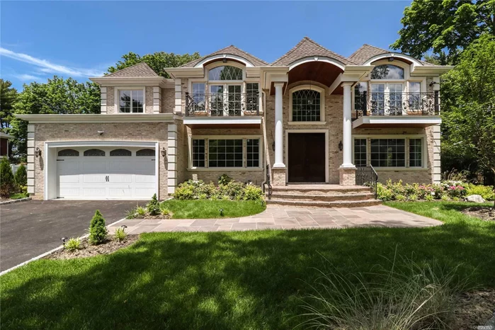 Roslyn Heights, Country Club. Stunning Open & Spacious 2017 All Brick Colonial Offering 6 Bedrooms, 5.5 Baths, Finished Basement W/ Full Bth, Hi Ceiling & Separate Entry Way From Backyard. Generator, Wired As A Smart Home For Security Camera/Stereo & Remote Wifi Enabled Key-Less Entry. Custom Built Chef&rsquo;s Kitchen W/ Viking Appliances, Customized Paneling, 60 Freezer/Refrigerator. Designer Master Bth W/ Make Up Vanity, Over-Sized Backyard & Patio With Option To Build A Pool (Plans Approved).