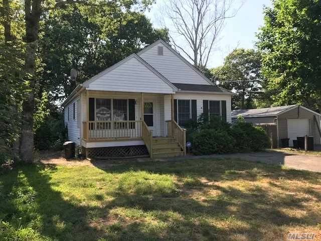 A Lovely Newer 3 Bedroom Ranch - Home Shows Great! Cute As A Button! Custom Built Home, Hardwood Floors Through Out, Cathedral Ceiling In Great Room, Old Fashioned Front Porch 9 Ft. Ceiling In Basement For Possible Finish, Great Area Commuter&rsquo;s Delight - Near William Floyd & Expressway! Longwood Schools!!!!