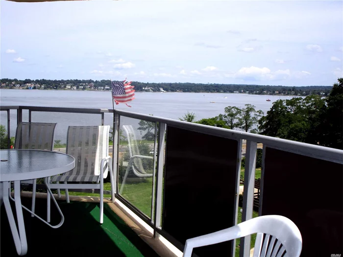 Corner 3 Bedroom Apt In Luxury Doorman Bldg,  Kitchen, Formal Dining Rm., 2 Baths, Wood Flrs, ,  2 Terraces W/ Spectacular Water Views Of Little Neck Bay, . Cac, 24 Hr Doorman, Shopping Arcade On Site W/ Restaurant/Deli/Grocery Store. Beauty Spa, , Pool, Gym, Tennis & Party Rm. Close To All Shopping And Transportation. Total Maint. Including Taxes $2, 063.91 W/O Garage                                        .                   Dogs R Welcome
