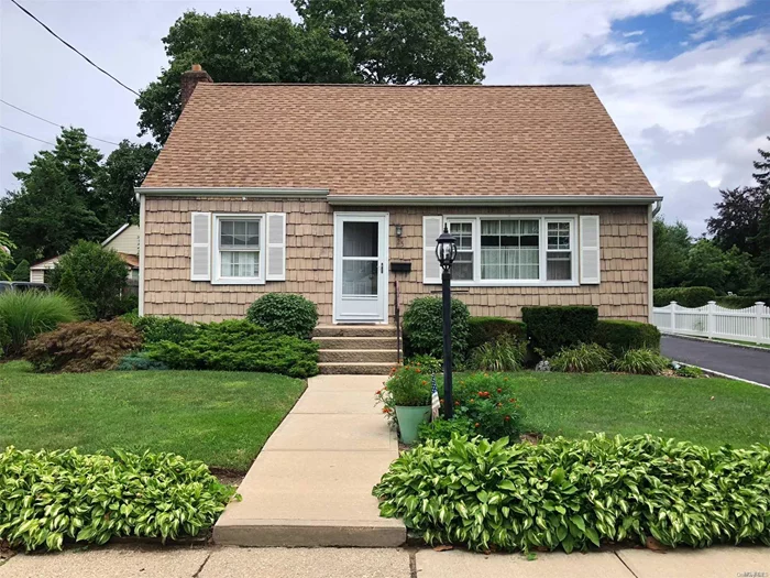 Charming Cape With Great Curb Appeal. This Mid-Block Home Offers 3-4 Bedrooms, 2 Full Baths, Large Dining Room, Extended Family Room. Full Finished Basement With Cork Flooring For Durability. Private Yard With Deck. House Has Some Updates. Located In The Heart Of Farmingdale, Close To The Downtown Area, Shopping, Restaurants, Lirr. Northside Elementary. Don&rsquo;t Miss The Opportunity To Own This Lovely Home.