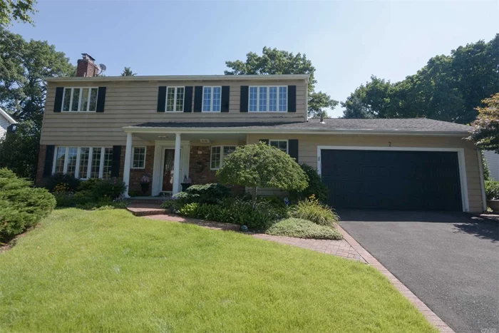 Beautiful Center Hall Colonial In Desirable Forest Estates Pool Community! Gourmet Eik, Living Room With Fireplace, Formal Dining Room, Gleaming Hardwood Floors, Full Finished Basement, Large Master Suite, Situated On Flat Beautifully Landscaped Property With A Fenced In Backyard. A Must See!
