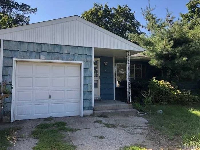 Calling All Diy Homeowners, This Is Your Chance To Own A 3 Bedroom 1 Bath Ranch In The Desirable Area Of Centereach. Home Boasts Wood Floors Throughout Living Area, Large Eik, 3 Nice Sized Bedrooms, Gas Heat, Situated On A Corner Lot. Don&rsquo;t Eyeball, Come See For Yourself!