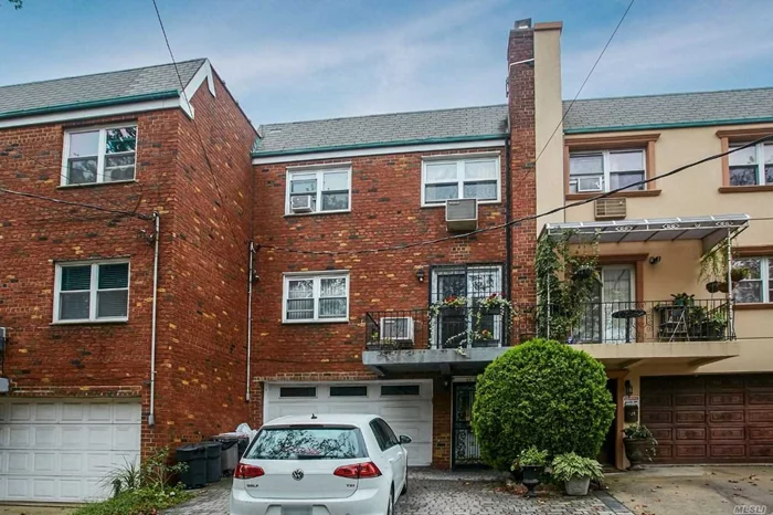 Lovely 2 Family Home, Short Distance To M Train, Home Features A Fully Renovated Basement. 1st Fl Has Oversized Garage W/ Private Driveway + 3 Rooms W/ Patio Doors Leading To A Large L Shaped Yard. 2nd Fl Has 6 Rooms, 3 Bdrms & 1 Bath W/ Terrace In Front & 3rd Fl Has 6 Rooms, 3 Bdrms & 1 Bath W/ Renovated Kitchen & Beautiful Hardwood Flrs. Home Is Being Sold As Is. Owner Anxious To Sell!