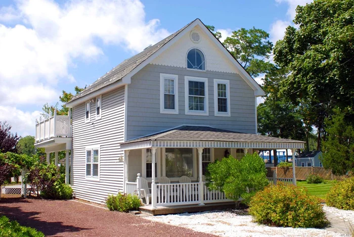 Chic Beach House Tore Down And Completely Rebuilt In 2001. Located In The Hamlet Of South Jamesport, Deeded Beach Access To The Peconic Bay Is Right Down The Road. Ideal For A Second Home With Little Maintenance. Potential For An Accessory Apartment With Two Separate Gas Furnaces. Water Views From Your Backyard And Upstairs Balcony.