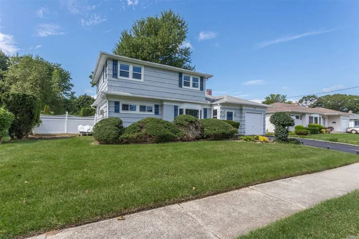 Expanded 5 Bedroom Colonial With Lots Of Potential In Sayville School District. The House Features A Bedroom And Bath On The 1st Floor With 4 Additional Bedrooms On The 2nd Floor With A Full Bath. Large Great Room With Vaulted Ceilings Off The Back Of The House With Sliders That Lead To The Park-Like Fully Fenced In Back Yard. Full Basement And Attached 1 Car Garage. New Roof (2011) With 30 Year Shingles. Great Neighborhood And Steps Away From The Golf Course.