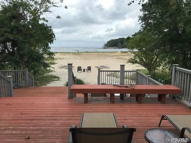 Life&rsquo;s A Beach! Enjoy Beautiful Sunsets And Your Own Private Beach With This Immaculate 2 Br, 1.5 Bath Water Front Bungalow Featuring Living Room/Dining Room, Eat-In-Kitchen, Enclosed Porch, Washer & Dryer And Deck. Off-Street Parking For 2 Cars, Hardwood Floors, Pets Allowed. North Shore Schools.