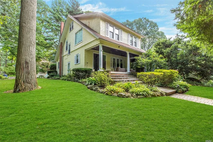 Charming 3 Bedroom, 3 Full Bath Front Porch Colonial Located In Baxter Estates. Large Living Room W/Fireplace Leading Into Formal Dining Room, Oversized Eik Leading To Private Patio. Master With Ensuite, Walk Up Attic, Spacious Wrap-Around Porch With Beautifully Landscaped Yard.