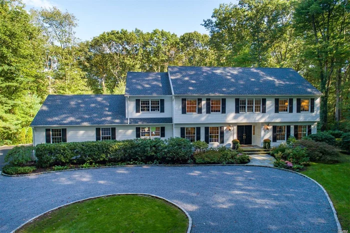 The Quintessential North Shore Colonial! Tastefully Renovated & Nestled On 2 Private Acres. Impressive 2 Story Foyer W/ Sweeping Staircase Leads To 4 Bdrms, Including Master W/En-Suite & Wic. Eik Boasts Radiant Heat And Wall-To-Wall Glass Doors To Beautifully Maintained Yard. Enjoy Outdoor Living On Expansive Bluestone Patio W/ Built-In Bar And Fully Equipped Kitchen. Located In Csh School District And Less Than 3 Miles To Train, Village And Laurel Hollow Village Beach With Mooring Rights (Fee).