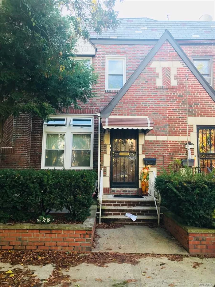 Beautiful Legal Two Family(Use As One Family) Tudor Style Brick House, On Beautiful Block In Glendale. Excellent Location. Well Keep Move In Condition. Convenience To Public Transportation And Jackie Robinson Highway. 10 Minutes To Queens Center Mall. The Home Has Two Wood Burning Fireplaces And Many Of The Original Details. Sunken Living Room , Eat In Kitchen, 3 Full Bathrooms, Over Sized Bedrooms, Fully Finished Basement, One Car Garage, Parking Available In Community Driveway.