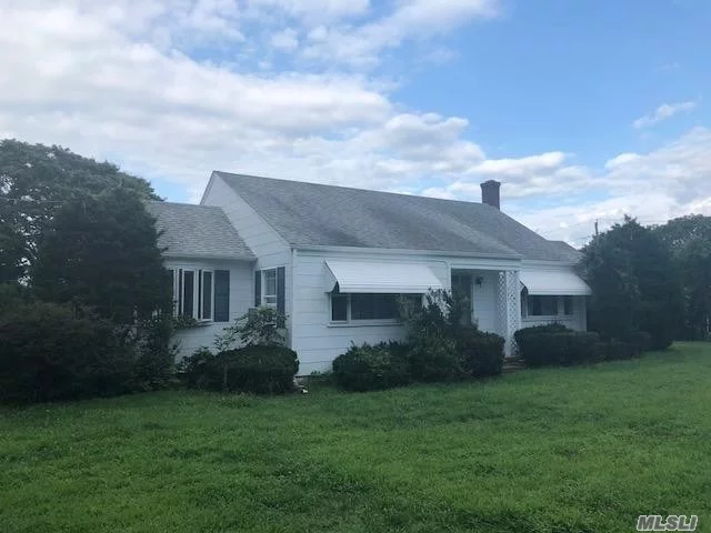 Pets Allowed! Currently A Two Bedroom But Can Be Converted Back To Three. Full Finished Basement. Big Property. Easy Access To All Being On Montauk Highway. Remsenburg-Speonk Elementary. Westhampton High School. Available To Move In Immediately.