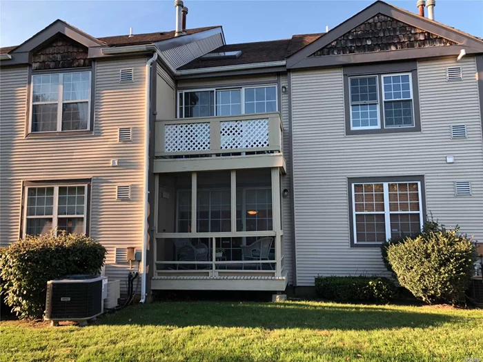 Lovely First Floor 2 B/R Condo Located In Babylon Village. One Of 54 Condos Situated In The Village And Across From The Babylon Train Station. Spacious With Washer/Dryer And Lovely Sunny Deck Off Living Room. Open Floor Plan With Kitchen/Dining Room And Lovely Living Room.