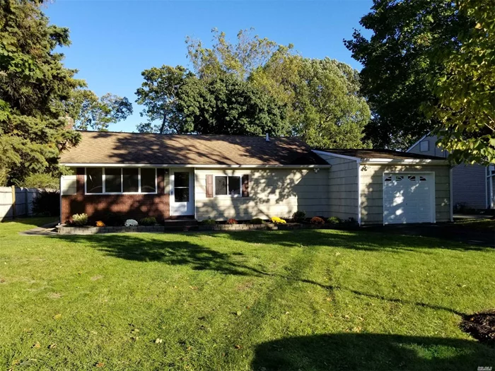 Completely Renovated Ranch. All New Kitchen W/Granite & Stainless Appliances. Refinished Oak Floors, Freshly Painted.