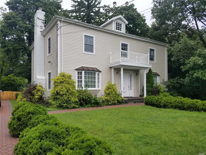 Exquisite Center Hall Colonial Completely Updated To The Highest Standards. 4 Bedrooms, 2 And A Half Baths. Office On First Floor. Finished Basement