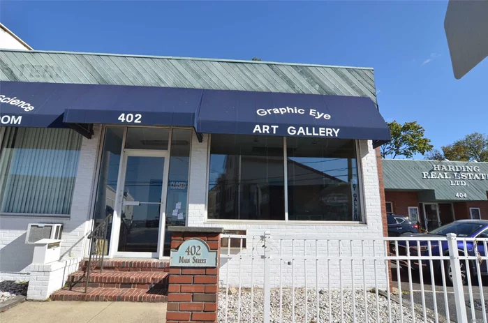 Approximately 1300 Sq Ft Of Office Or Store Front Space Directly Across From Inspiration Wharf In Downtown Port Washington. Was Being Used As An Art Gallery/Studio. Space Currently Has Open Floor Plan Plus Conference Room, Storage And Powder Room. Parking For 2-3 Cars During Day And More At Night. Tenant Pays For Heat And Electric.