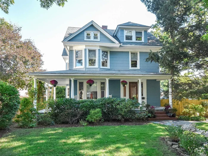 Beautiful 1898 Victorian With Wrap Around Porch, High Ceilings, Dramatic Staircase, Hard Wood Floors Throughout. All The Architectural Details You Would Hope For In A Period House With The Upgrades You Would Expect For Today. Large Finished Attic Offers Possibilities. Master Bedroom With Huge Walk In Closet, Plus Two Other Bedrooms, Two Full Baths, Large Windows In Every Room Bring In Loads Of Natural Light. Partially Finished Basement W/ Door To Fenced In Yard, Large Deck, Great For Entertaining