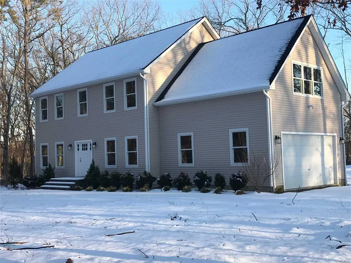 Elegant New Construction Colonial! This Beautiful Home Is Complete & Offers Andersen Windows, Hardwood Floors And A Spacious Open Floor Plan.4 Bedrooms Master Br W En Suite Bath.Finished Bonus Room Over 2 Car Garage. This Home Offers Crown Moldings, Center Island Kitchen And Tiled Backsplash. There Are Beautiful Custom Finishes Throughout And This Is A Must See!