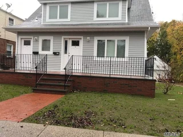 Beautiful 1st. Floor Apartment W/ Cac . All New, Close To Town And Lirr. Immed Occupancy. Eik, Living Rm, Dinning Rm, 2 Bedrooms 1 1/2 Baths, Storage In Basement, Off Street Parking And Shared Backyard, Laundry In Unit.