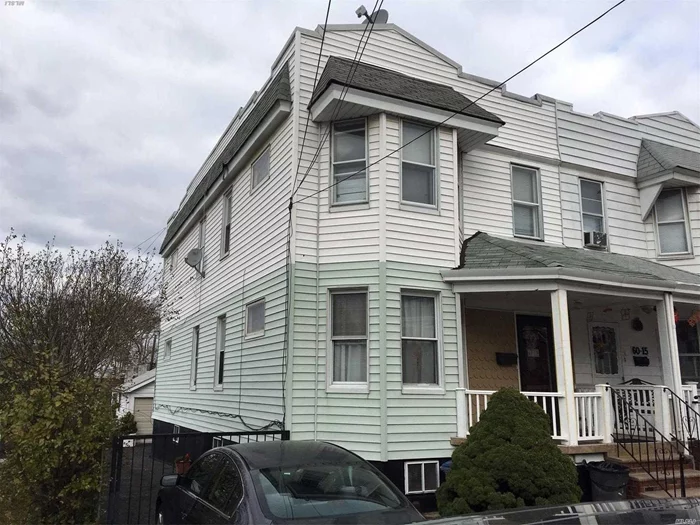 Beautiful Two Family Semi-Detached House In Great Maspeth Location With Manhattan View! Two Car Detached Garage With Private Driveway. Three Bedrooms Over Three Bedrooms And Full Finished Basement. Three Hot Water Tanks, Three Electric Meters, Two Gas Meters, One Boiler.