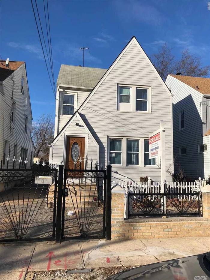 Charming 1 Family Home Huge Fully Renovated Featuring New Kitchen With A Private Driveway And Large Backyard. Full Finished Basement With A Separate Entrance. 4 Bedrooms, Sitting Room, 3 Full Baths & Half Bath. 2 Car Garage, Washer & Dryer Hook Up. 30X100 Lot.