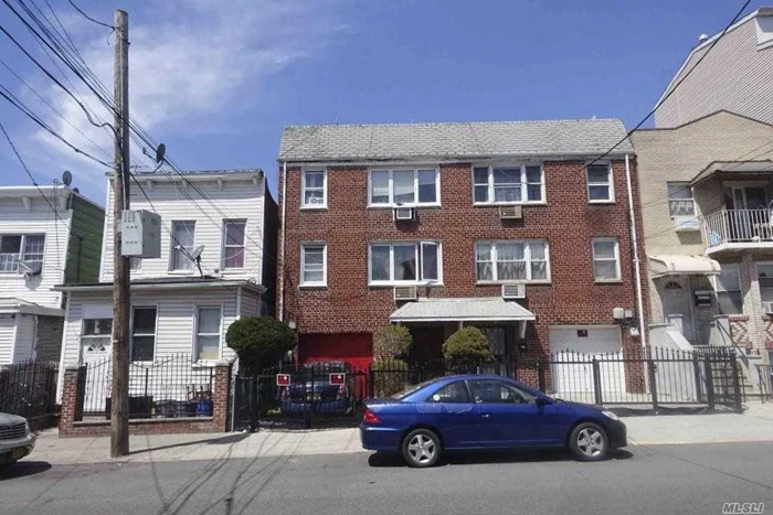 Relatively Young Brick Home. Two 6 Room Apartments Plus A Fully Finished Walk In Level.. Walk To Train And Flushing Meadow Park. Delivered Vacant.