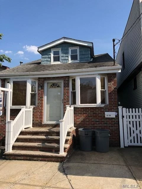 Detached 1 Family Home Sitting On An Extra Large Long Lot 28 X 130.67, Eat-In-Kitchen, Livingroon/Diningroom Combo, 3 Bedrooms, Full Basement, Private Driveway, Conveniently Located To Express Bus To Manhattan...