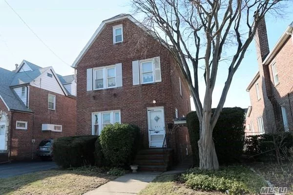 Mid-Block All Brick Legal 2 Family House In Herricks School District. Close To Transportation And Shopping. New Boiler, Updated Windows