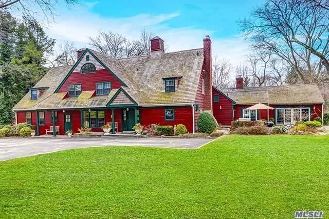 This Outstanding And Unique Country Style Colonial Is One-Of-A-Kind And Has Been Featured In The New York Times. Within The Award-Winning E. Williston/Wheatley Schools, This Beauty Boasts Grand-Sized Entertainment Rooms, State Of Art Kitchen, New Baths, 50&rsquo; Screened Porch, In-Ground Pool, Amenities Galore, And 4-Car Garage. The Home Sits On 2 Acres Of Flat, Pristine Land. Formerly A Country Farmhouse With Barns, This Home Has Been Renovated To Keep It&rsquo;s Old World Integrity. Generator Included.