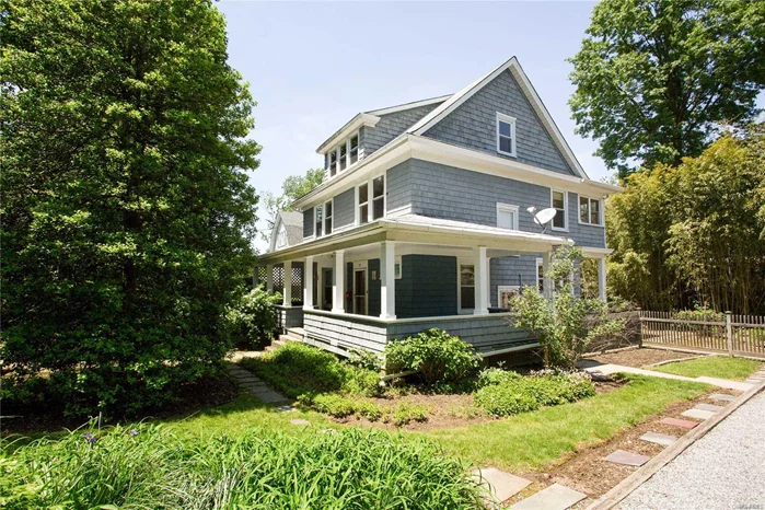 Quintessential 5 Bedroom, 3.5-Bath Col Circa 1913 Features Stunning Original Woodwork Including High Wainscoting & Built-In Cabinetry W/ Leaded Glass In Dr, Pocket Doors & More. The Kitchen Has Been Updated With A Bertazoni Gas Stove, Butler&rsquo;s Pantry W/ Original Built-In Cabs & Access To Mudroom & Side Door. 2nd Features 4 Bedrooms, One With A Sleeping Porch, & Large Hall Bath. Huge Third-Floor Master Ste.Lovingly Maintained With Updated Fixtures And Windows.Glen Cove Sd, Beaches & Golf Course.