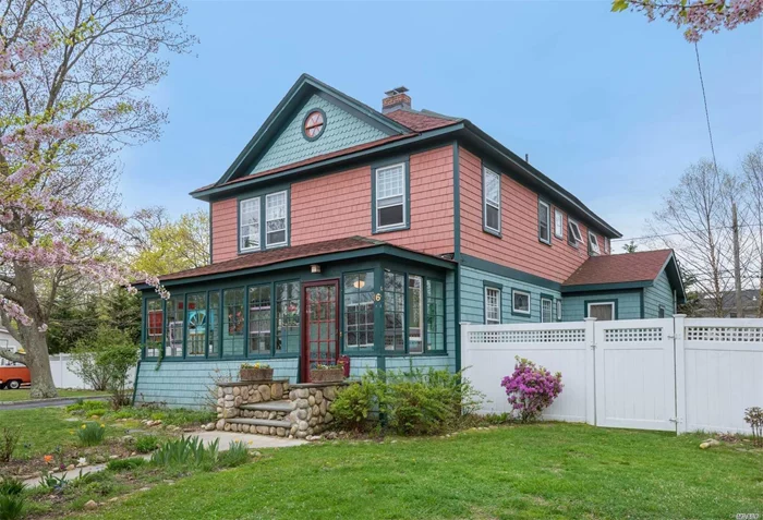 This South Blue Point Charmer Is Located In Beautiful Roe Park , Allowing For Privacy As You Relax On Your Sun Filled Enclosed Front Porch Or Just Enjoy The .32 Acre Grounds. This Traditional Colonial Has Been Classically Renovated And Expanded To Include An Oversized Family Room And Large Master Suite. Features Fireplace, Hardwood Floors, 4/5 Brs & 3 Baths.