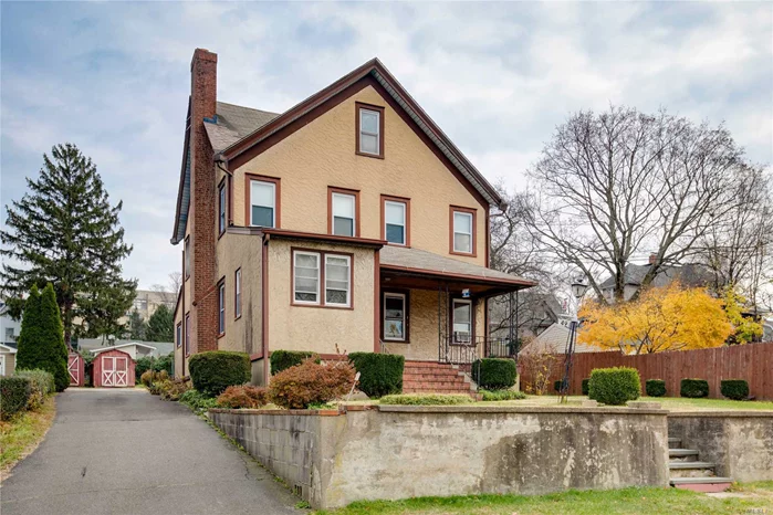 2-Family Home In The Heart Of Oyster Bay. 5 Bedrooms, 2 Full Baths. Full Basement With Outside Entrance. Large Yard. Great Potential