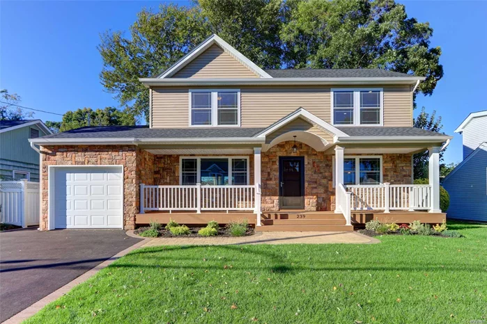 This Diamond Colonial Is Fully Loaded Featuring Stunning Kitchen/Granite Island/Ge Profile Ss Appl...Gleaming Hardwood Flrs..Crown Molding Thru Out 1st Flr..Master Bedroom W/2 Walk In Closets/Full Bath/Cac..Hydronic Gas Htg..2Zone...Igs..Front Porch..One Car Garage/ Builder Spared No Expense