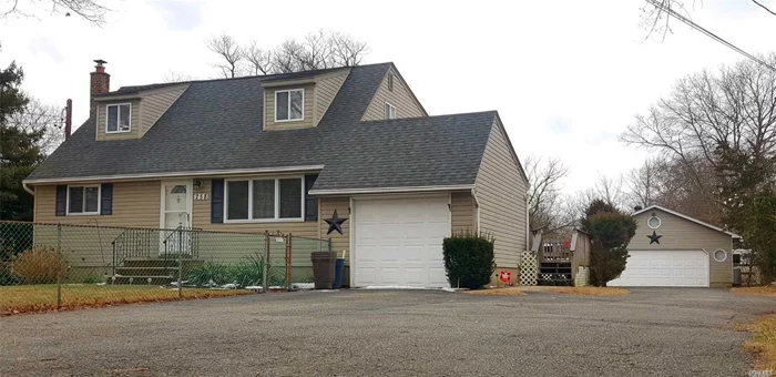 Horse Property With Barn, Turnout/Paddock/Riding Ring, Zoned For 2 Horses. Entrance To The Connetquot State Park At The End Of Atlantic St. 3 Car Heated Garage With Attached 2 Car Carport. Updated Home With Possible Mother/Daughter With Proper Permits. Very Large Property With Many Possibilities.