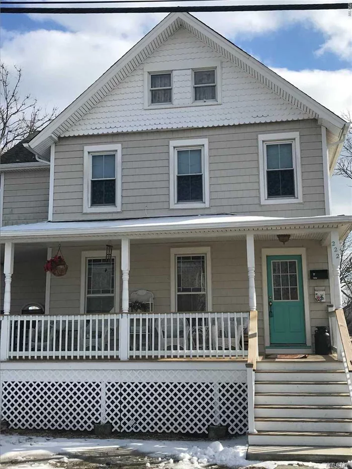 Location, Location. Large 2 Bedroom In Babylon Village. Close To The Marina. Upstairs Unit With Kitchen, Full Bath, Washer/Dryer. Tenant pays Gas and Electric and Cable. Cats and Small Dogs Allowed Only.