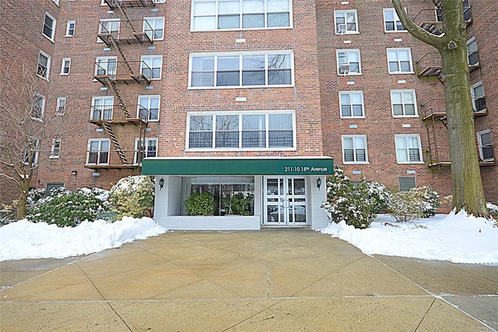 The Heart Of Bay Terrace, Largest Unit , 2 Bedroom W/1 Bathroom,  Updated Eik, Bathroom, Ample Closets, Hardwood Fls Throughout, Central Air Conditioning,  Se Sun-Drenched Exposure, Express Bus To Mid Own City(Qm2), Local(Q28) Qm32, Right Outside Your Door, Close To Bay Terrace Shopping, Ps 169, Sd # 25, Reserved Parking Spot,  Bay Terrace Pool Club, No Flip Tax.