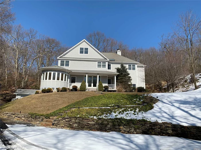 BUYER INCENTIVE: OWNER WILL PAY 6 MONTHS SCHOOL TAXES IF HE CLOSES BY END OF APRIL!!! Featuring Open Layout Great For Entertaining. 5 Bedrooms, 5.5 Bathrooms, Master Bedroom On Main Floor W/ Sitting Room/Gym & Marble Bath, Radiant Heat, Jacuzzi Tub. Sunny Office, Finished Walk-Out Basement, 5 Car Garage. Cold Spring Harbor Schools. Bordering Nature Preserve. Close Proximity To Cold Spring Harbor And Syosset Train Station. Laurel Hollow Beach and Mooring Rights.