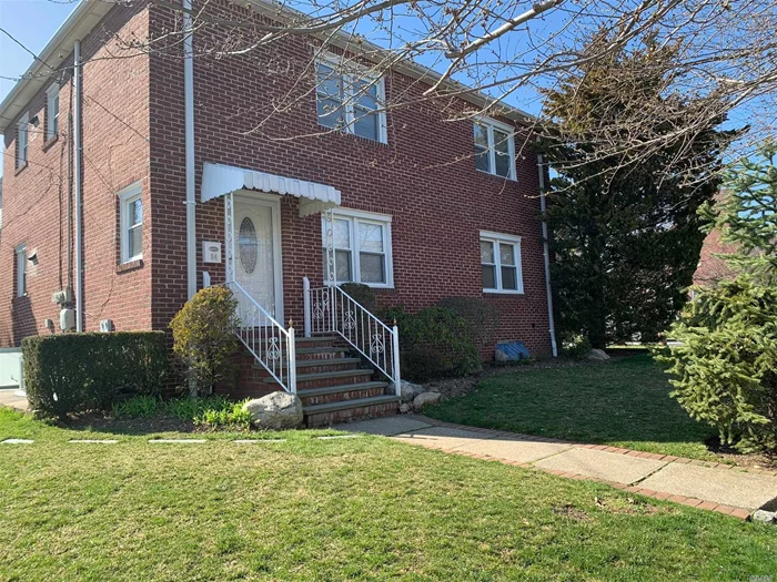 Large & sunny 2nd floor apt, Wood Floors, Updated EIK & bath, Washer & Dryer & storage in basement, Off Street parking. CAC, Fireplace for show purpose only (Due to Insurance). No Smoking. Close to RR, Train & town. No pets