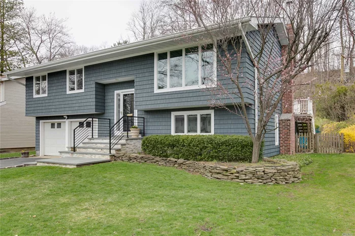 Soundview gem! Open concept living, bright and renovated, large and private property awaits! Renovated in 2015, beautiful kitchen open to formal dining and spacious living room. Features 4 bedrooms, 2.5 baths, family rm w/ fp, playroom, deck and patio.