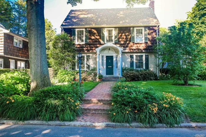 Center Hall Colonial Maintained to perfection. Newly Renovated Eik with top of the line appliances. Magnificent hardwood floors throughout, Living room with fireplace and French doors that lead to private garden, Master bedroom & bath renovated like hotel spa living, 2 Add&rsquo;s. bedrooms plus 1 full baths upstairs. Detached Garage, finished basement and extremely private and beautifully enclosed yard. Must see to truly appreciate A plus location.