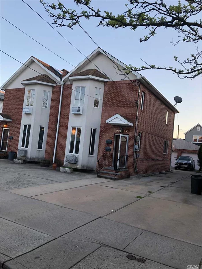 1st FL--2Br, LR, Kitchen, Full Bath; Lower Level--10 Ft Ceiling Open Floor With Laundry, Closets, Half Bath, Access To Backyard. Newly Renovated, High Ceiling Basement. Excellent Location, Minutes To Stores, Public Transportation, House Of Worship, School...