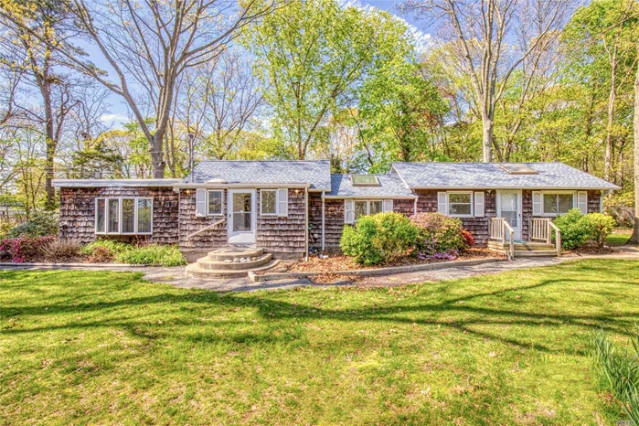 Fabulous .54/Acre Sits This 2/3 Bedroom, 2 Full Bath Ranch! Light & Bright, 3 Skylights, Freshly Painted, Pergo Floors, Some New Carpet, Ceiling Fans, Andersen Windows, New Hot Water Heater, Some Work Required to Make Back into a True Three Bedroom, Heat is Electric and Propane, Endless Possibilities, Middle Country Schools, Don&rsquo;t Miss Out!