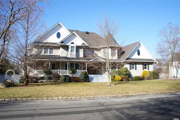 Gorgeous Victorian With All The Bells And Whistles Set On Old Neck Creek. This Smart Home Features 5 Bedrooms, 4.5 Bths, Large Eik W/Granite Counter Tops, Frml Dr, Living Room, Great Room W/Fireplace, Finished Room Over The Garage (Frog), Oversized Walk Up Attic And Full Finished Basement W/Walk Out. Cac And Central Surround Sound. Smart Home W/Hai Security System And Cameras, Wine Cellar, Dock W/Electric And Water. Too Much To List! Come See All This Home Has To Offer.