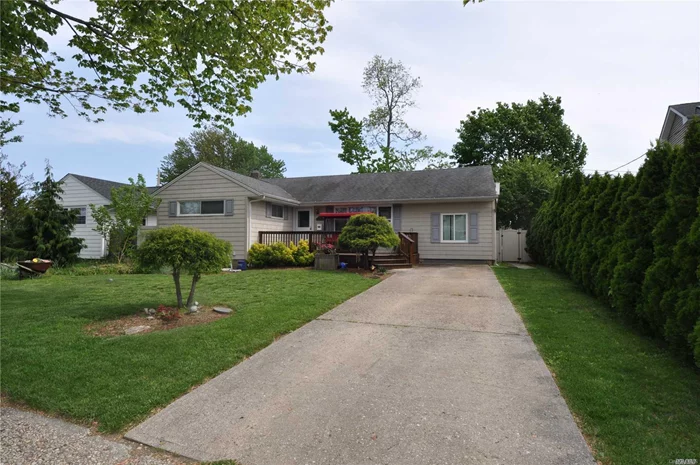 Lovely 3 Bedroom 2 Bath Ranch in Bethpage.  Hardwood floors throughout. Full Finished Basement w/ Outside entrance.  Family room.  200amp electric.  Front Porch. Full Fenced Flat Yard.  SHORT SALE -Subject to third party approval.