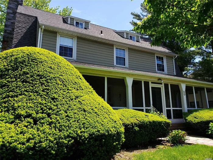 Large Gracious Center Hall Colonial with Large Formal Living Room with Fireplace, Large Formal Dining Room, Eat-in Kitchen, Den with Fireplace, 1/2 Bathroom & Laundry Room on 1st Floor. 5 Bedrooms, Two with Fireplace, 2 Full Bathrooms on 2nd Floor and 2 Bedrooms, 1/2 Bathroom on 3rd Floor. Please Note: This Property has been Reassessed by Nassau County & the Total Taxes should be Significantly Reduced.