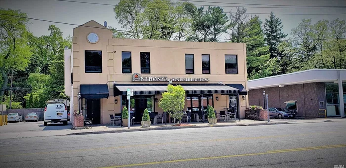 Finished restaurant has been operating successfully for years. Located between a few affluent towns on Nassau County&rsquo;s north Shore. High Visibility with average daily traffic of over 32, 000 cars passing by. Ideal location for any food establishment, entertainment, sports bar, buffet, or any business. Existing Seating for over 90. Dining area, Bar area, and outdoor patio seating. Dedicated parking. Huge underutilized Basement. Walk in Frig.